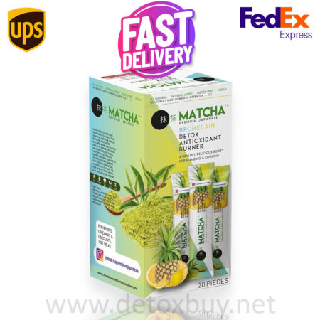 Matcha Premium Seapáinis - BROMELAIN &amp; Lemon Detox Tae