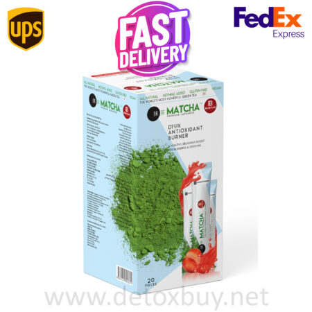 Matcha Premium Japanese Detox Tea - με γεύση φράουλα